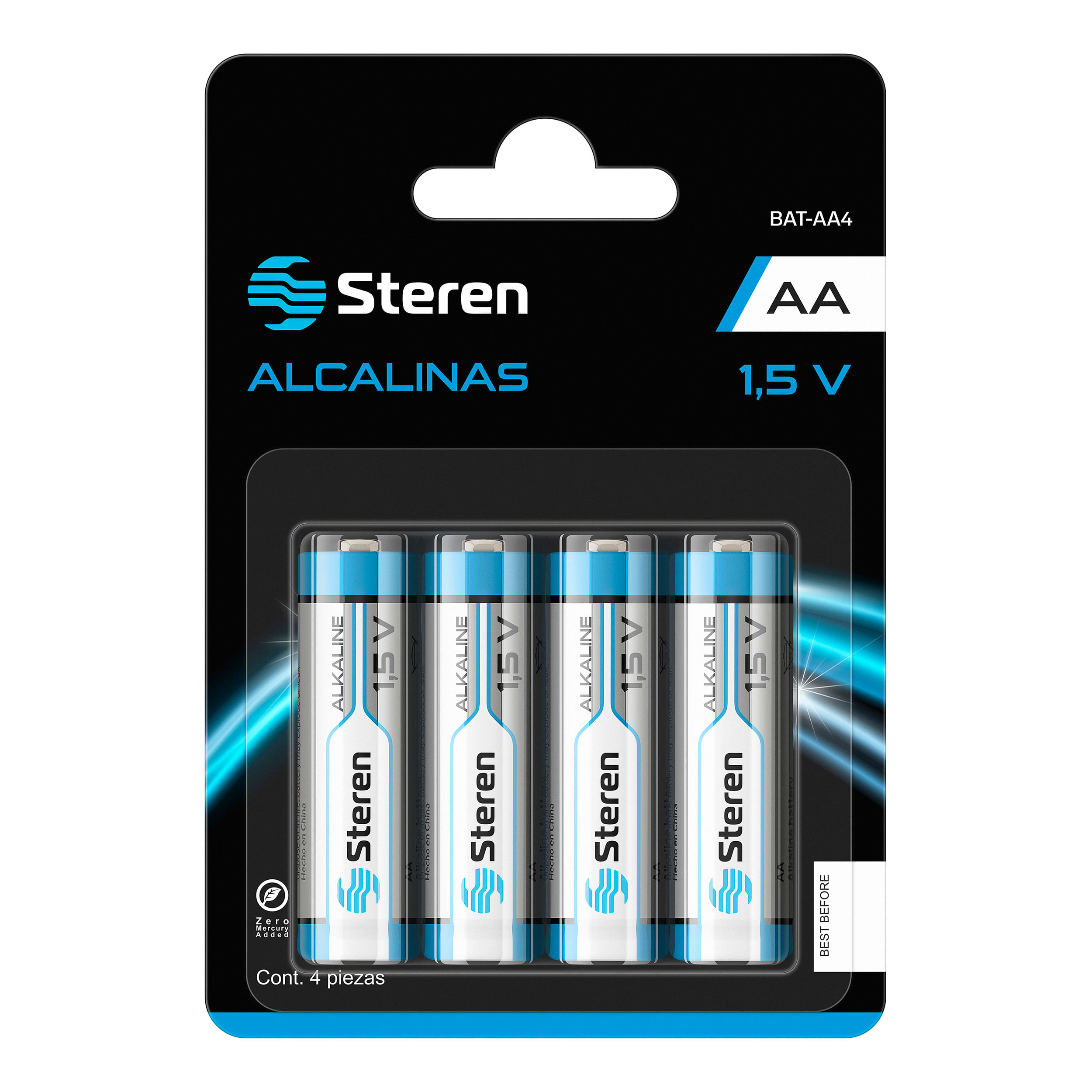 Cargador de baterías AAA y AA y de baterías recargables AAA Ni-MH 1100mAh  16 unidades con estuches para pilas de EBL – Yaxa Colombia