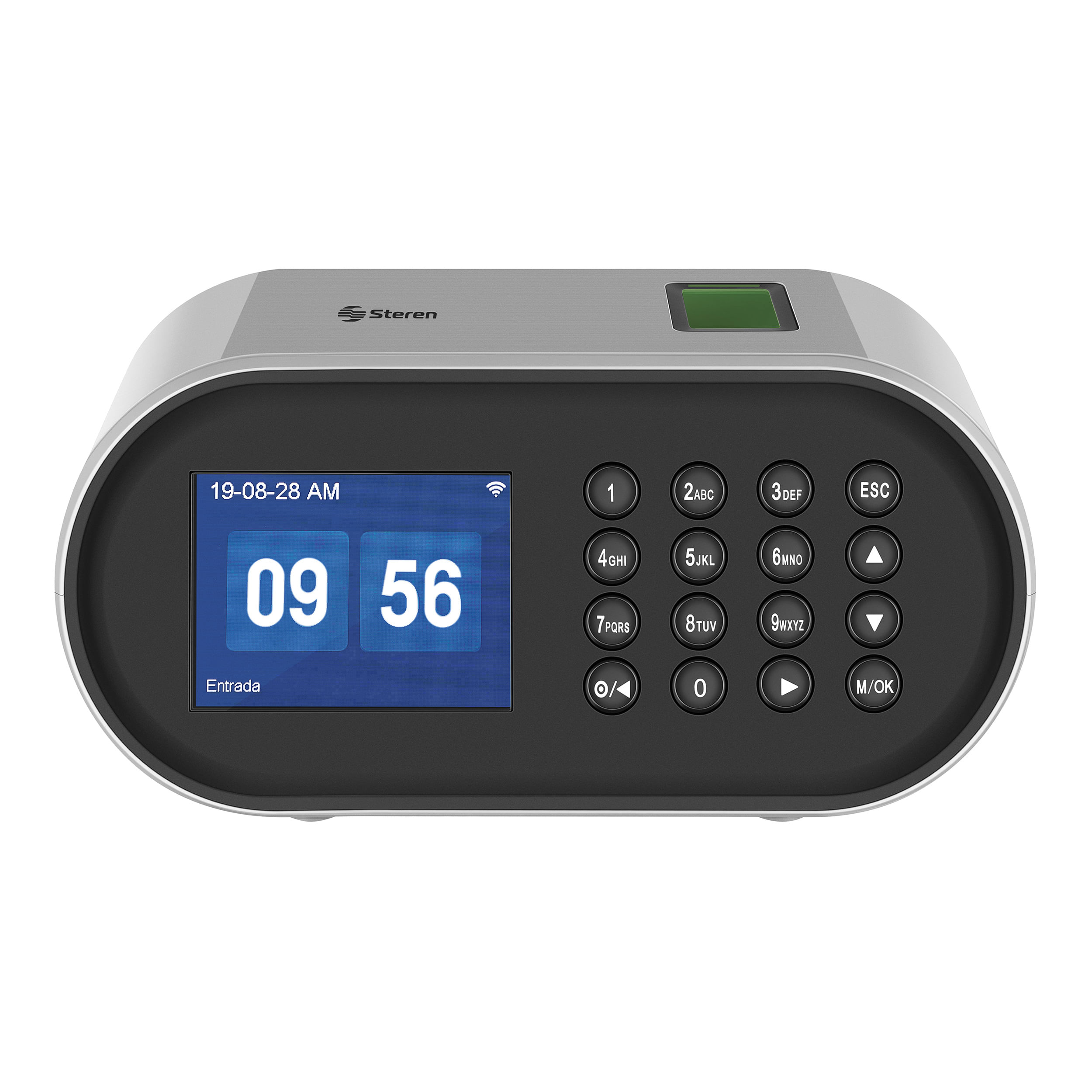 Longzhuo Reloj Checador Digital Relojes para Fichar Rápida Identificación  DC5V/1A Contraseña Registrador de Huella para la Empresa AC100-240V :  : Herramientas y Mejoras del Hogar