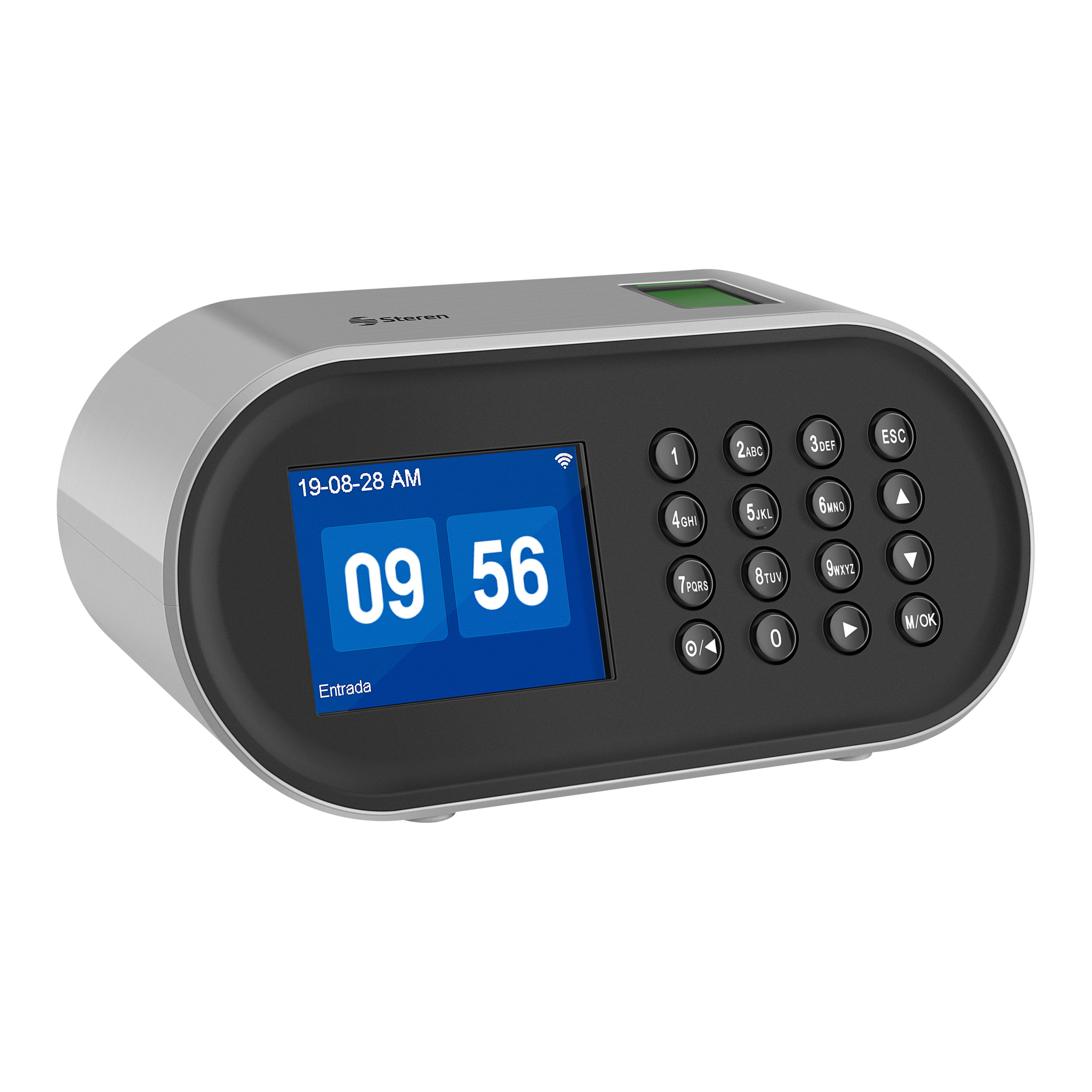 Longzhuo Reloj Checador Digital Relojes para Fichar Rápida Identificación  DC5V/1A Contraseña Registrador de Huella para la Empresa AC100-240V :  : Herramientas y Mejoras del Hogar