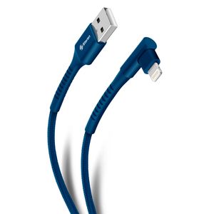 Cable USB a Lightning con conector a 90° de 1 m