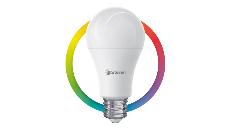 Pack x 3 bombillos LED inteligentes WiFi multicolor Shome-120 de Steren –  Hipercentro Electrónico