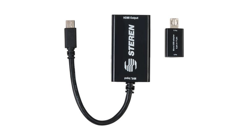 Adaptador de video MHL a HDMI para Android Steren Tiend