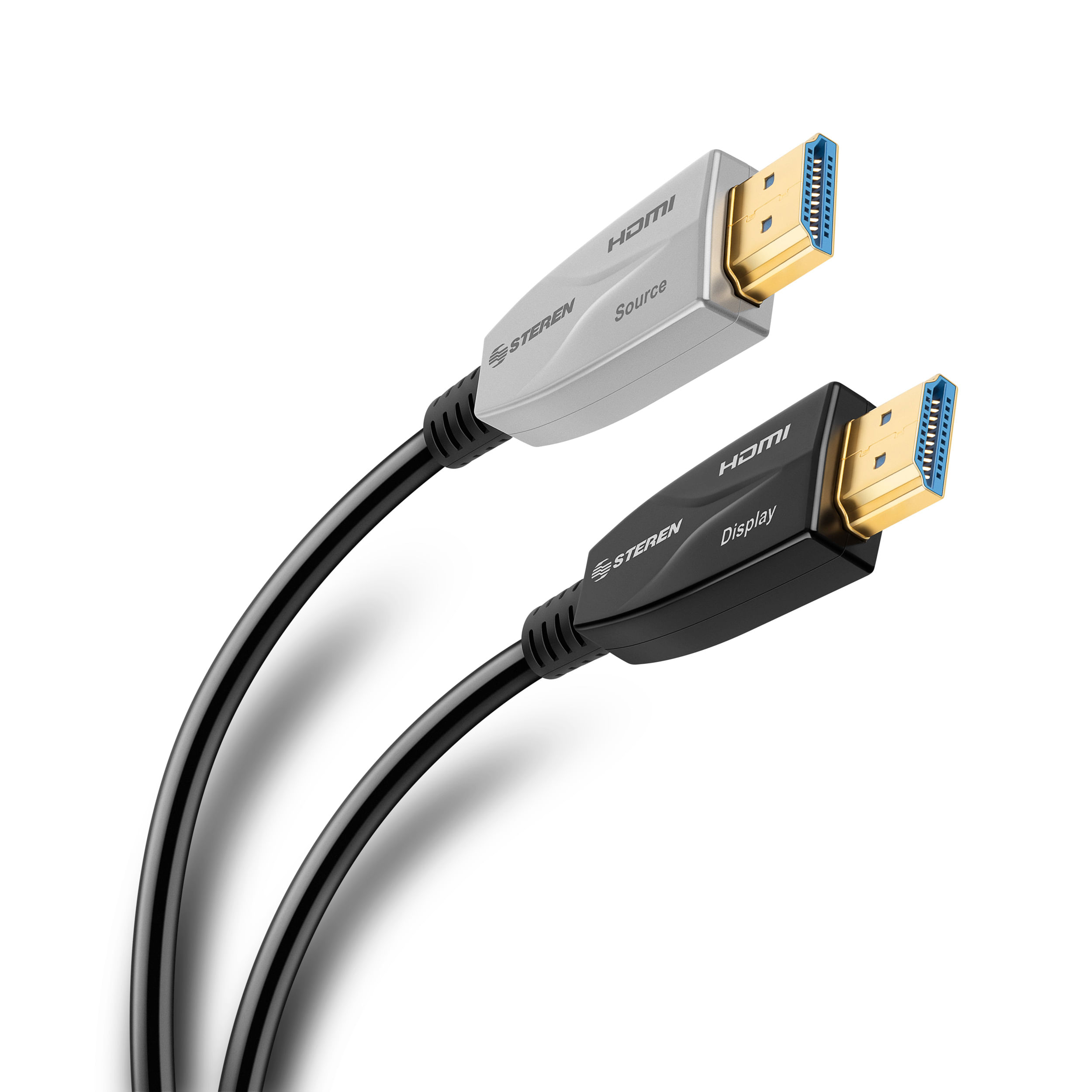 Cable HDMI 4K de fibra óptica, 30 m Steren Tienda en Lí