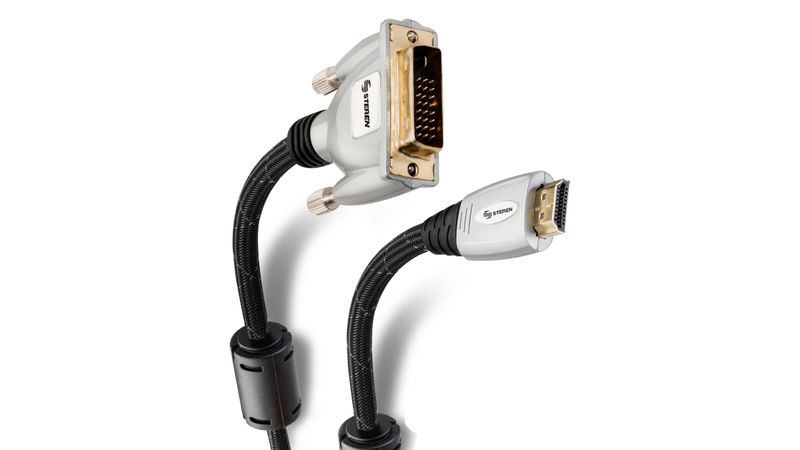 Adaptador HDMI A VGA Para Video Full HD 1080p, Color Negro, Steren