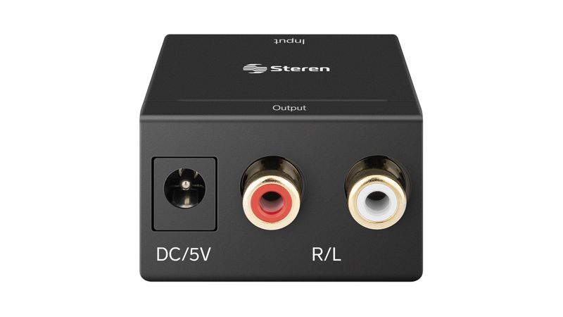 Convertidor Audio Digital Optico A Rca (Incluye Cable Optical