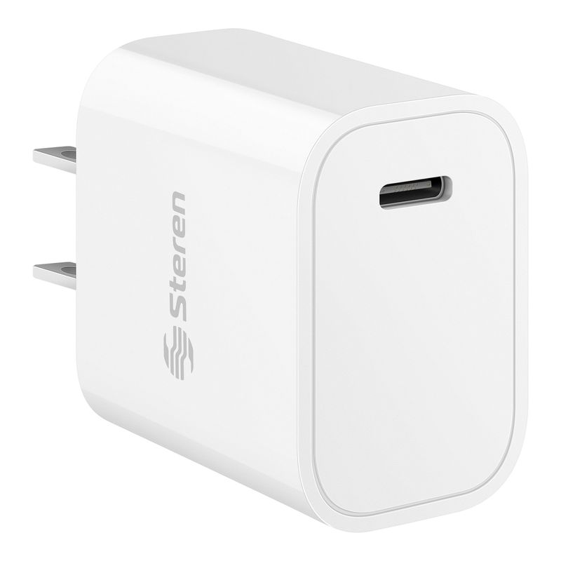 Cargador USB C Power Delivery 20 W - Steren Colombia