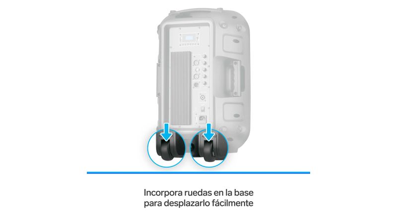 Parlante Amplificado de 12 2,100 W PMPO profesional Bluetooth