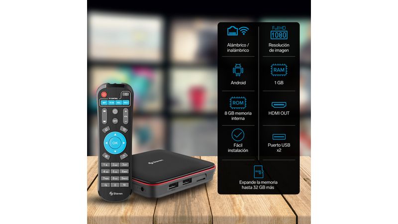 Convertidor A Smart Tv Android Tv Box Steren Intv 110