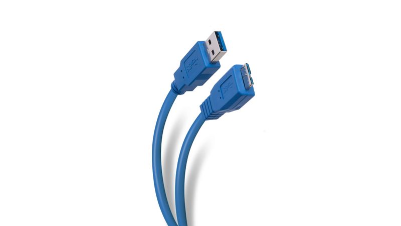 Cable USB a micro USB reversible de 1 metro Calidad Elite marca Steren.