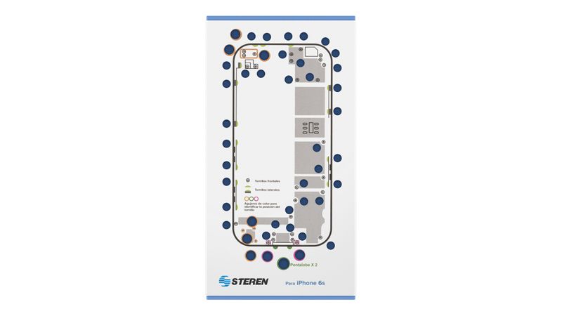 Plantilla Organizador de Tornillos iScrews para iPhone 6 Plus