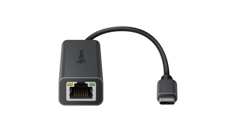 Adaptador USB C a Ethernet, Ethernet a USB C/Thunderbolt 3 a RJ45,  adaptador de conversión de red con cable Plug & Play, cable Ethernet USB  tipo C