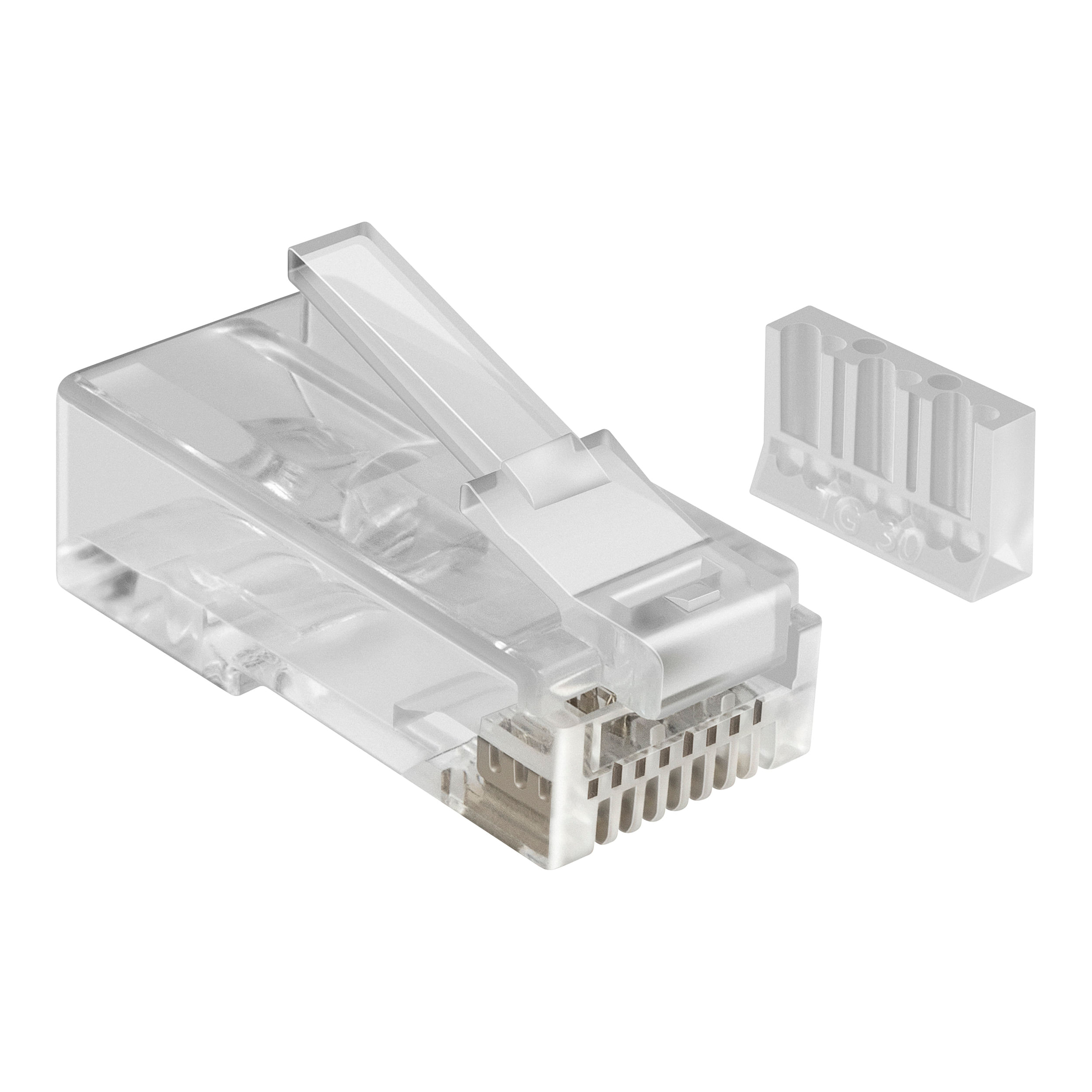 Plug RJ45 de 8 contactos CAT 6A, para cable redondo - Steren Colombia