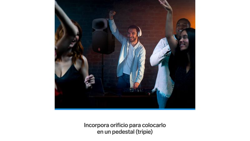 Parlante Profesional Bluetooth De 15 Pulgadas, 2800W PMPO, Steren : Precio  Costa Rica