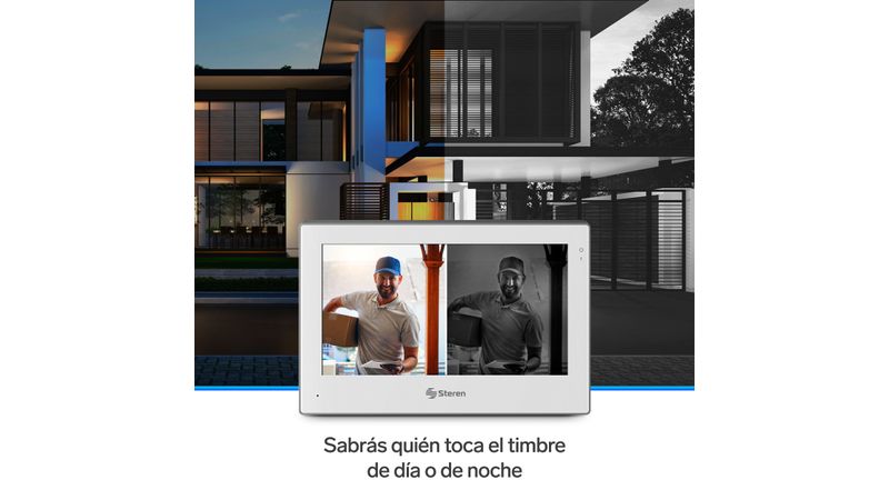 Video Timbre WiFi STEREN pantalla color Touch 7 APP